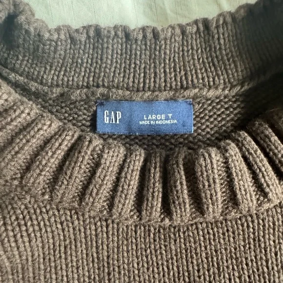GAP 100% Cotton Oversized Sweater | Size Large Tall - Picture 2 of 5